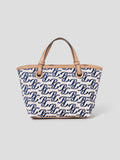 Binfoul ACC Summer Fine Jacard Small Tote Bag - Navy