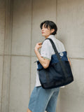 Binfal ACC BinpalACC BE54D2M07R Aniweather Tote Bag - Navy