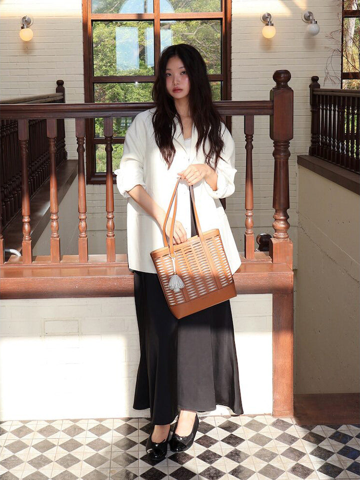 Beanpole ACC Breeze Punching Medium Shoulder Bag - Brick