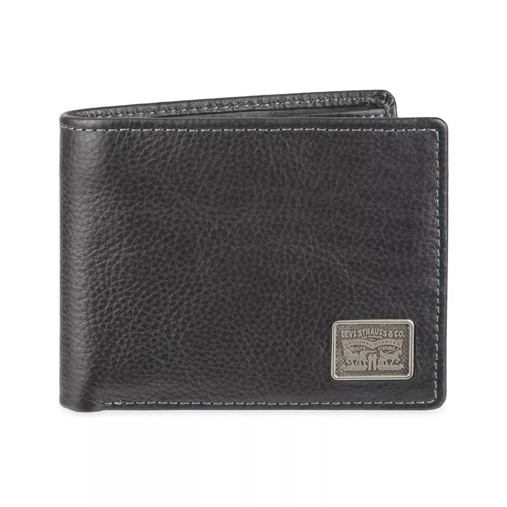 Levi's Men's Leather Card Ring Wallet