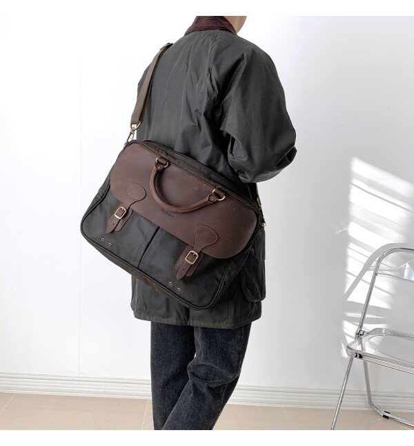 Barber Leather Coated Briefcase UBA0004