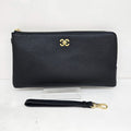 Esquarea Women's Embossed Leather Phone Wallet Pouch Long Wallet EODFPR600JK
