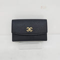 Esquaia Women's Gold Point Embossed Leather Card Wallet EODFPR602JK