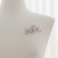 Jay Loren Bvdazy 08Bh0155 Opal Crystal Flower Brooch
