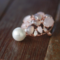 Jaye Loren Vaidyaji 9Bh0138 Rose Suk Lay Boward Light Brooch