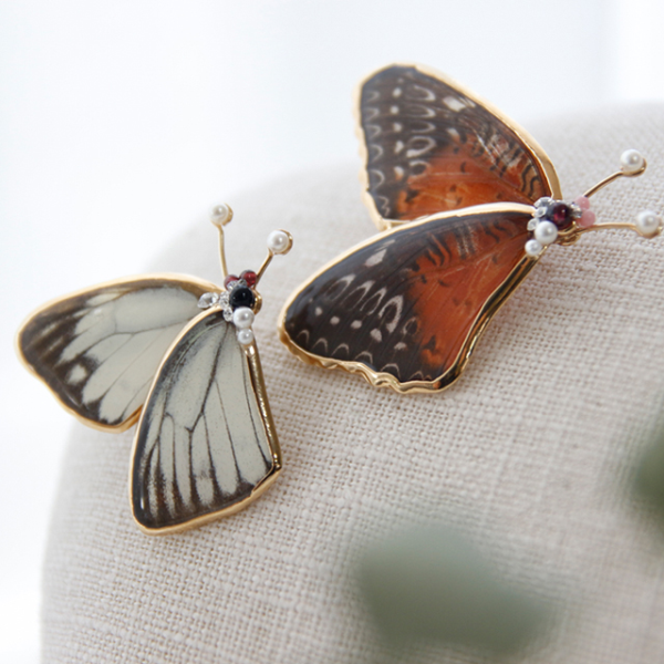 Jayloren Baidayi 11Bh0181 Natural Butterfly Enamel Pin
