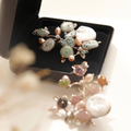 Jay Loren Bidadez Tourmaline Marine Larimar Gem Brooch Bb0348