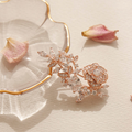 Jae Lore Bauyedee Rose Flower Signature Cubic Brooch Bb0371