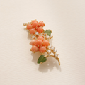 Jaye Rohan Bivedge Coral Reef Flower Brooch Bb0392
