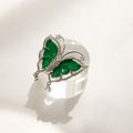 Jay Loren Bivedge Qiubei Butterfly Cubic Drop Brooch Bb0393