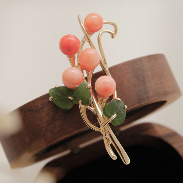 Jai Loren Bvrdy Jyphuch Oryst Florist Brooch Bb0436