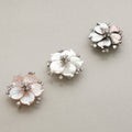 Jae Lore Bvdazi Jet Setting Flower Cubic Brooch Bb0461