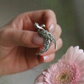 Jay Loren Badayzi Makasite Leaf Silver Brooch Bb0471