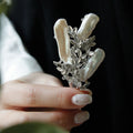 Jay Loren Beaded Freshwater Pearl Tricolored Flower Brooch Bb0482