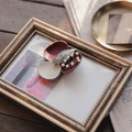 Jay Loren Bidadez Agate Gem Leather Flower Brooch Bh0122
