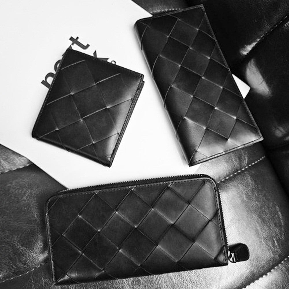 Backstage B238W Men's Natural Leather Intricato Wallet 3 Pieces