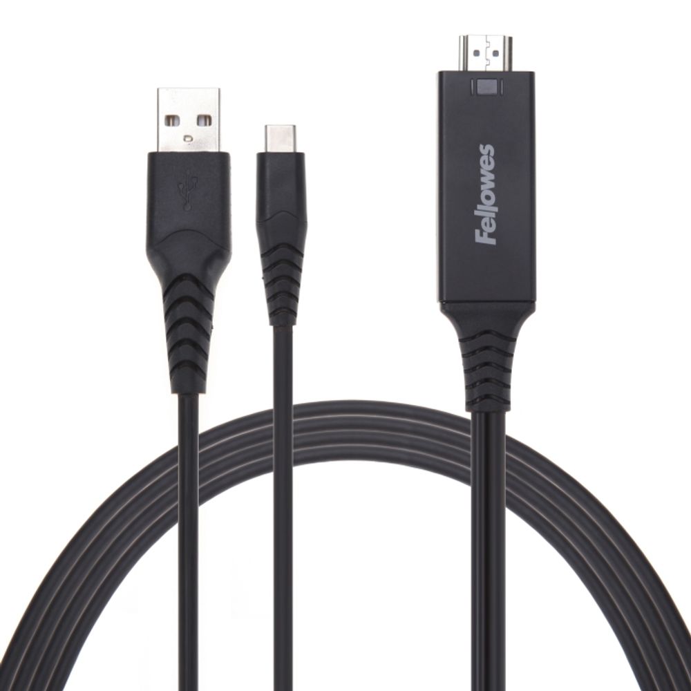 OwnerClan popular product Fellowzes C-type to HDMI Mirroring Cable (10118) W262A10260309