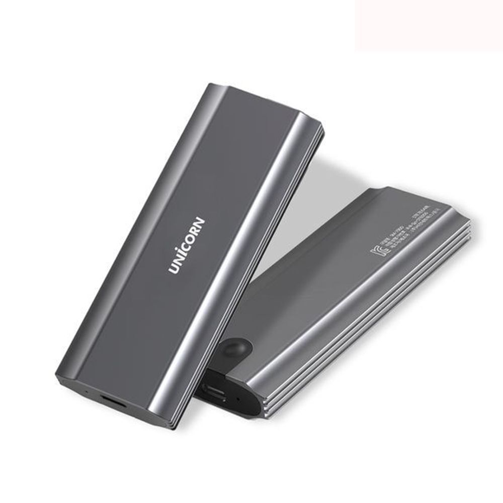 Ownerclan Popular Product Sliding Easy Lock Unicorn DUAL SM-700D Case NVME+SATA External Hard Drive 