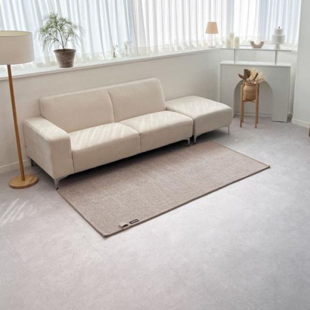 Owner Clan Popular Product Ks All Season Washable Carpet Rug EMF Electric Heated Blanket Beige 103x2