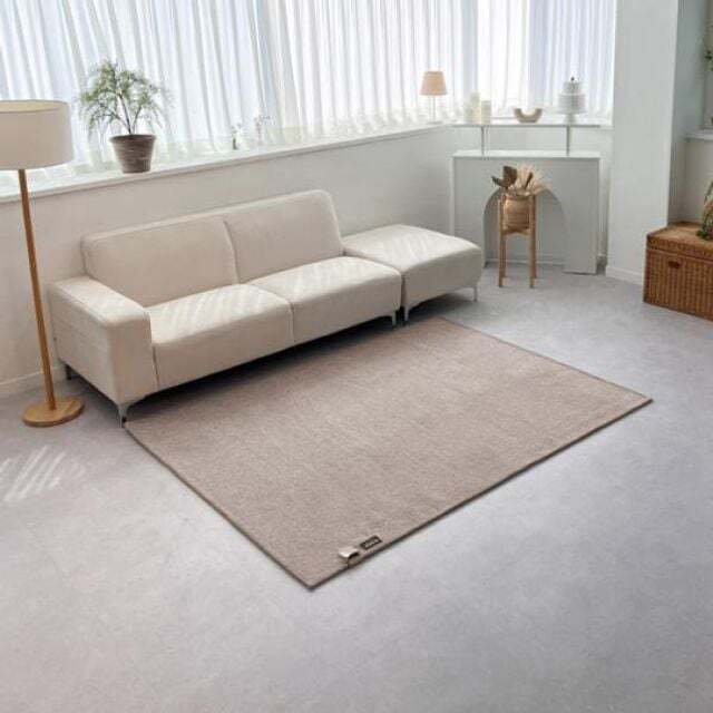 OwnerClan Popular Product KS Four Seasons Floor Mat Washable EMF Electric Blanket Beige 153x200 Port