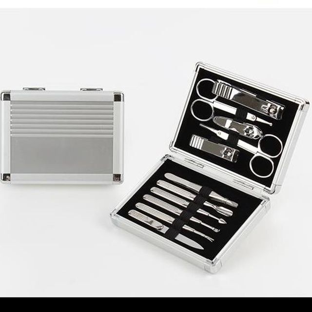 Owner Clan Popular Item Premium Harmony Square Beauty Set (11 Pieces) Nail Clipper Set [W9FF73326042