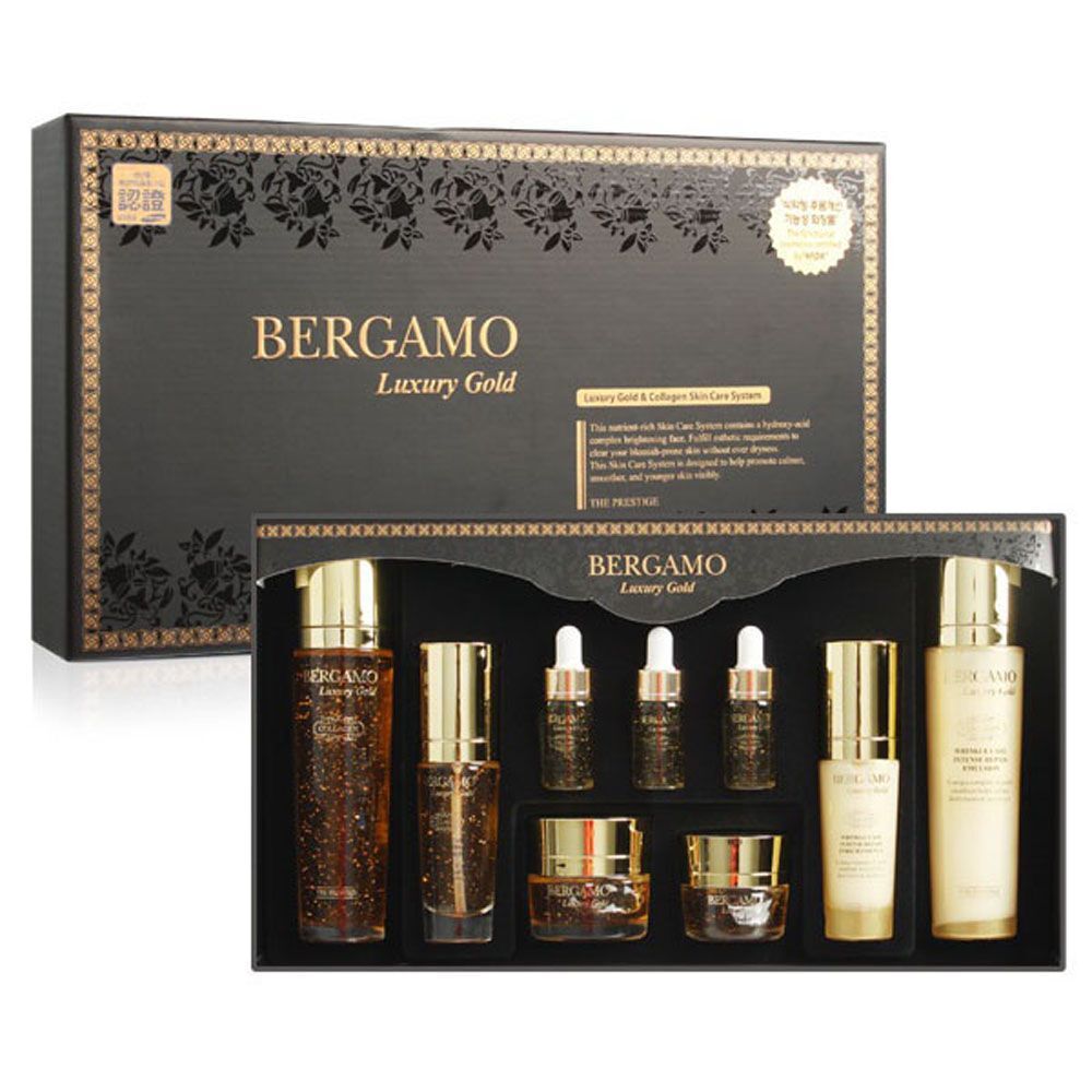 OwnerClan Popular Product Bergamot Women's Basic Cosmetics Luxury Gold 9-Piece Set WAAAC1B260430