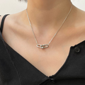 Amuel 925Silver Ball Clip Necklace AMUN3845