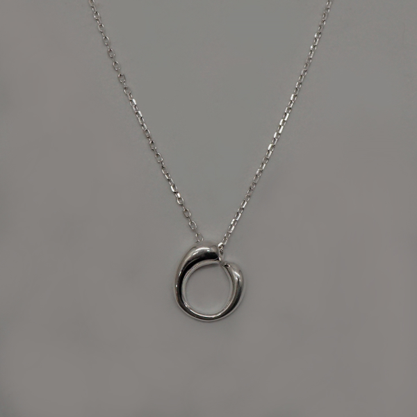 Amuel [925Silver] Bold Circle Necklace AMUN5002