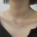 Amuel [925Silver] Ball Clip Necklace AMUN5001