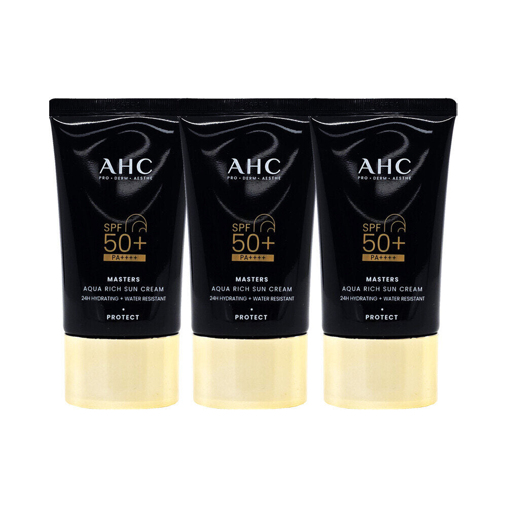 AHC Master's Aqua Rich Sun Cream 60ml x3