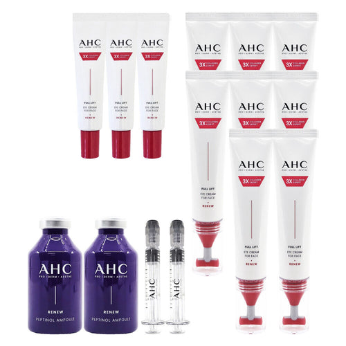 AHC Aikream Season 14 Full Lift T-Gua Sa Li Ping 40ml 8 pcs + 12ml 3 pcs + Peptinol Ampoule 2