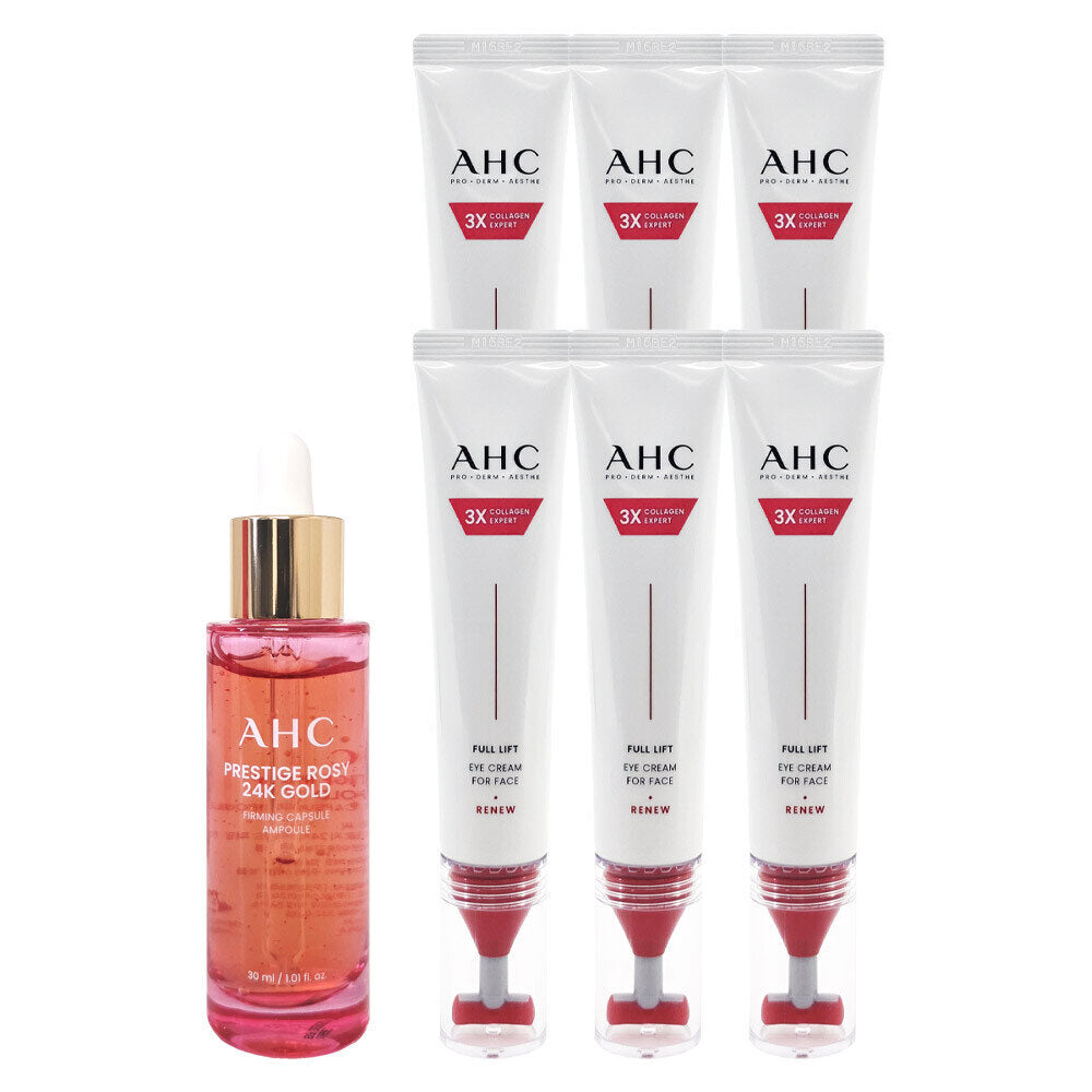 AHC Ice Cream Season 14 Full Lift T-Guard Lifting 40ml x 6 + Gold Perming Ampoule