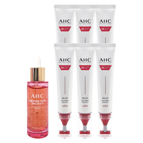AHC Ice Cream Season 14 Full Lift T-Guard Lifting 40ml x 6 + Gold Perming Ampoule