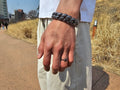 BlossomSteel Surgical Steel 18mm Chrome Pattern Chain Bracelet