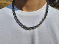 BlossomSteel Surgical Steel 7mm Chrome Plated Chain Necklace