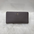 Monk's Genuine Cowhide Leather Women's Long Wallet Gold Logo AW8055GARYGJA