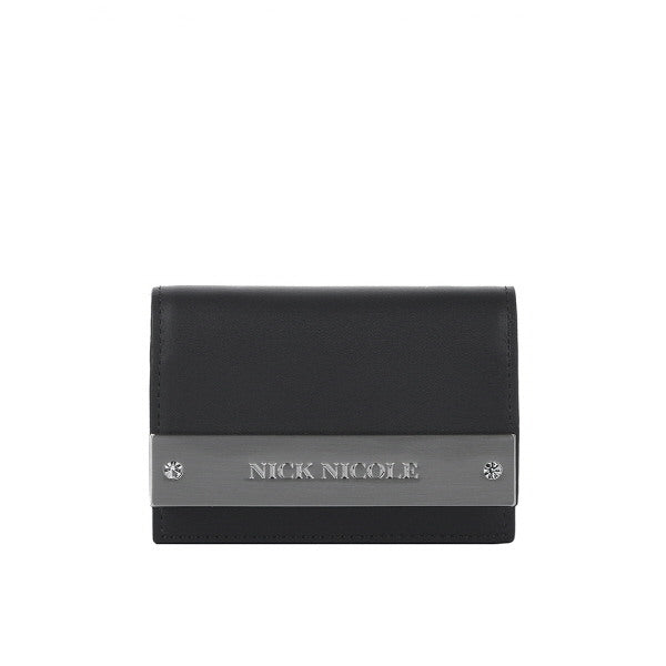NickAndNicol Crystal Accordion Wallet Black