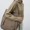 GeneralIdea WOMAN FAKE SUEDE BASKET Shoulderbag [2COL] / WBE4L92517