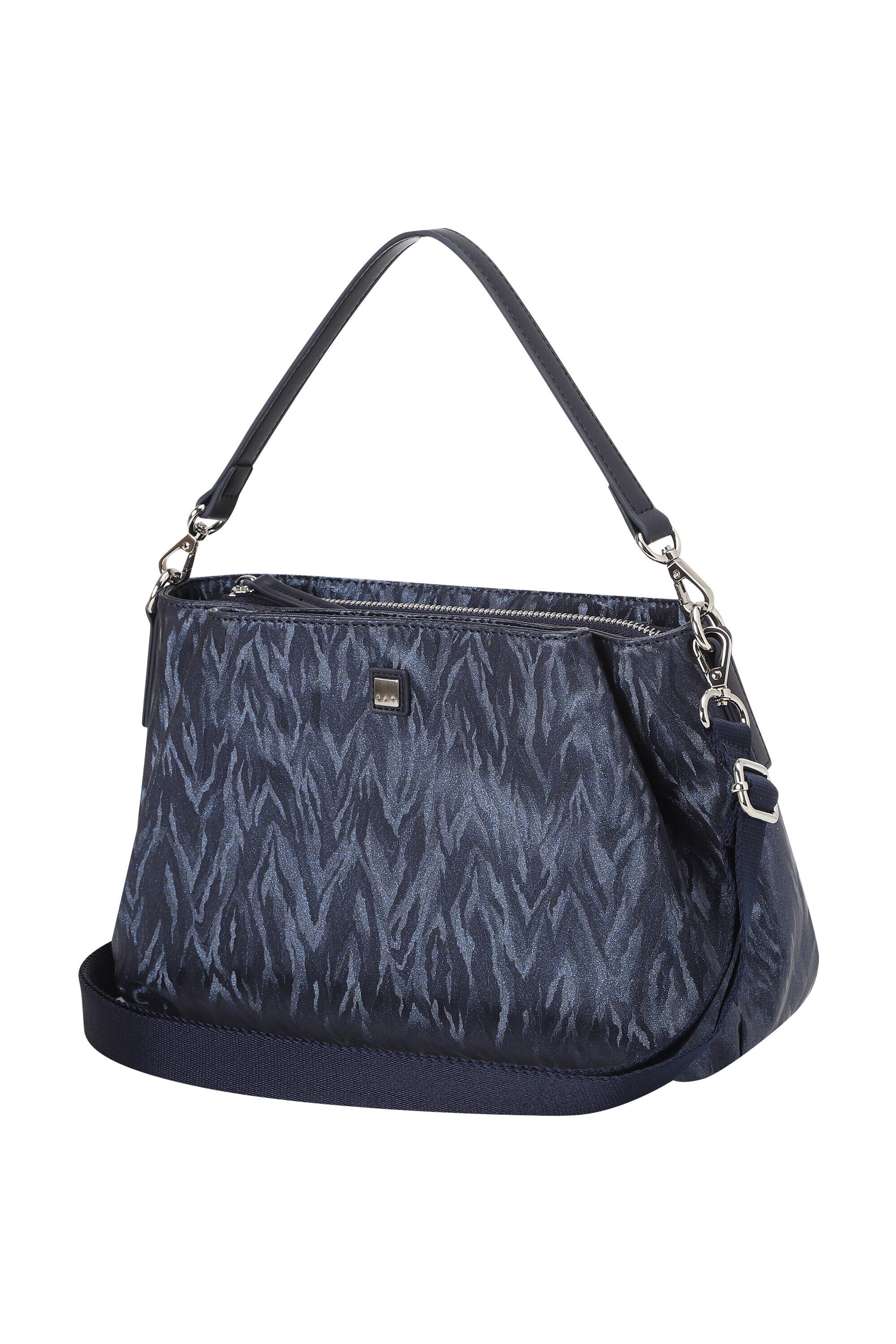 Pai Tian Print Fabric Shoulder Bag 1L27509KJ
