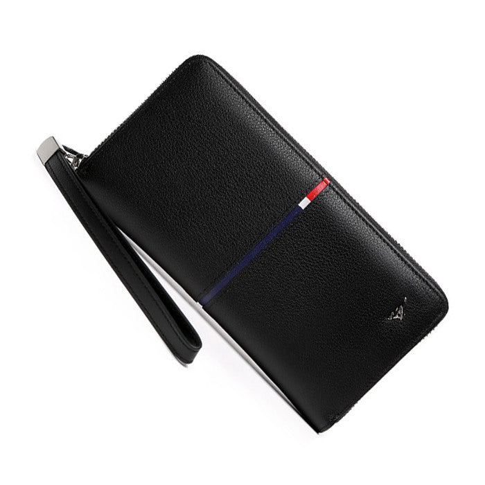 Septwolves HW01 Men's Genuine Leather Long Wallet Handbag Phone Storage Card Holder septwolves