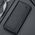 W05 Men's Long Bifold Leather Wallet Card Holder Men's Clutch Gift septwolves
