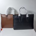 Tanhi CentralSejong Men's Simple Calf Leather Briefcase B23305V