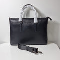 Tandy Men's Simple Calf Leather Briefcase B23305VT9