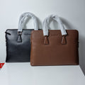 Tanji CentralSejong Men Simple Cow Leather Briefcase B23306VT7