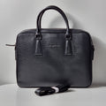 Tandy CentralSejong men simple cow leather briefcase B24305VT