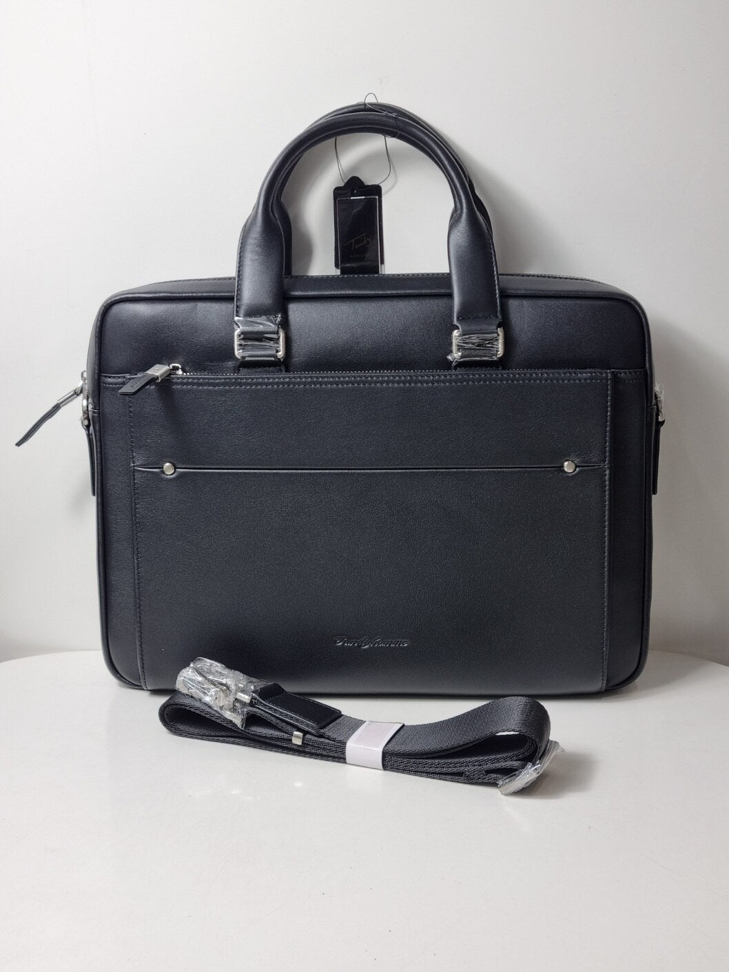 Tandy Men's Simple Cowhide Men's Briefcase B25302Y