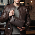 Tandy B26301Y men's clutch purse handbag daily bag