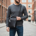 Tan迪 B26302Y Men's Crossbody Mini Messenger Bag Daily Shoulder Bag Slim Wallet