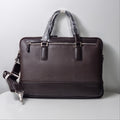 Tanji Male Simple Cow Leather Briefcase B5402703SB1