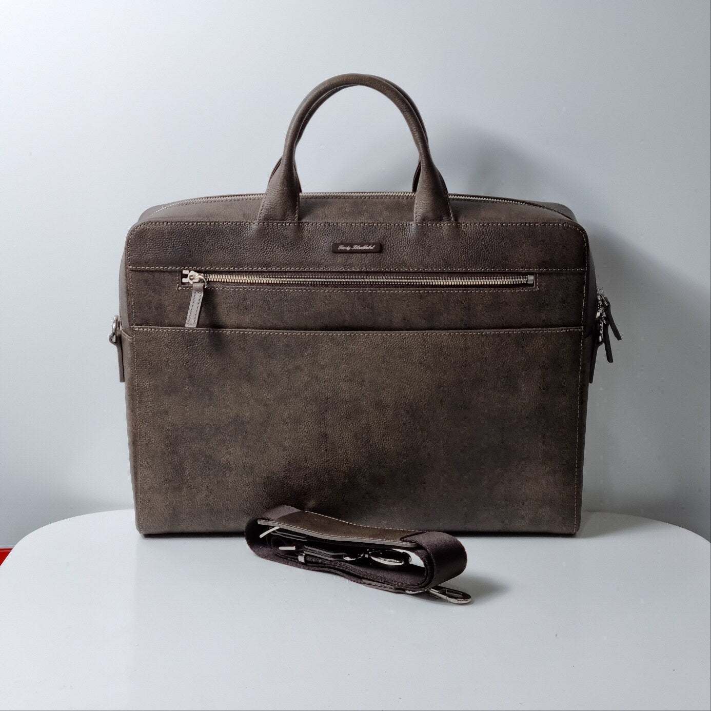 Tandi Men's Leather Briefcase B5403004
